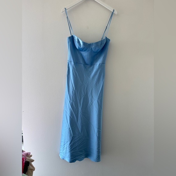 KATIE MAY Flora Blue Cocktail Dress M - Picture 4 of 7